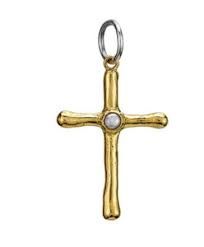 CROSS BRASS W PEARL