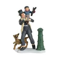 DICKEN&#39;S VILLAGE CRATCHIT &amp; TINY TIM