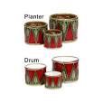 HOLIDAY PLANTER DRUM SM