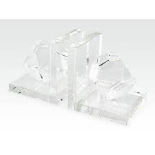CRYSTAL BOOKENDS