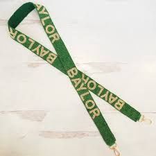 BAYLOR BEADED COLLEGIATE STRAP