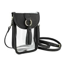 BLACK CELL PHONE CROSSBODY