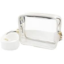 CAMERA CROSS BODY WHITE CLEAR