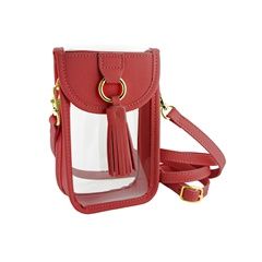 RED CELL PHONE CROSSBODY