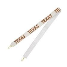 TEXAS BEADED COLLEGIATE STRAP