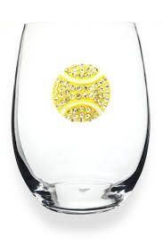 TENNIS BALL STEMLES WINE GLASS