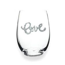 LOVE JEWELED STEMLESS