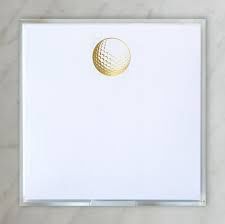 GOLF SMALL SQUARE NOTEPAD