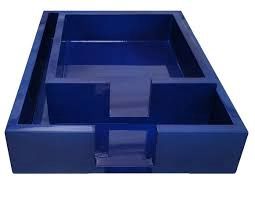 LUXE LACQUER TRAY, NAVY