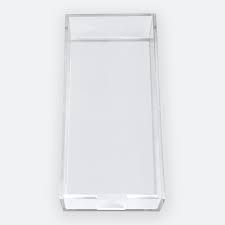 LUCITE TRAY MED ASST  RECTANGLE