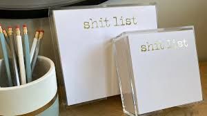 SHIT LIST GOLD PADDIE