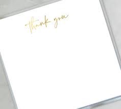 THANK YOU GOLD PADDIE