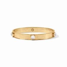 CATALINA STONE CLEAR CRYSTAL BANGLE LARGE