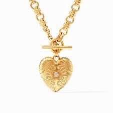 ESME HEART G ZIRCONIUM NECKLACE