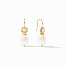 FLORA PEARL DROP EARRING