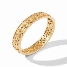 FLORA BANGLE GOLD LARGE