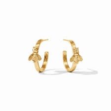 GOLD BEE HOOP SMALL