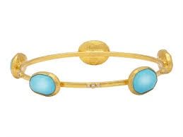 IVY STONE BANGLE CAPRI BLUE LARGE