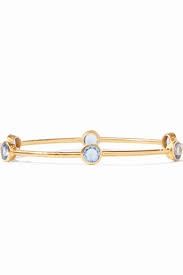 MILANO BANGLE CHALCEDONY BLUE BRACE SMALL