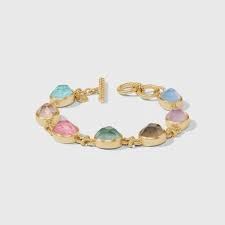 NASSAU DEMI MULTI STONE GOLD BRACELET