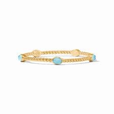 NASSAU STONE CAPRI BLUE BANGLE MEDIUM