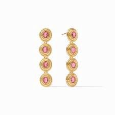 TUDOR TIER EARRING RASPBERRY