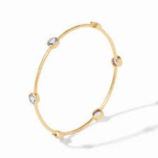 MILANO BANGLE CHALCEDONY BLUE LARGE