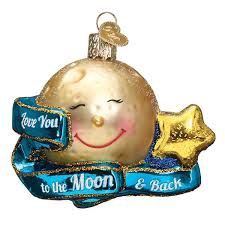 LOVE YOU TO THE MOON AND BACK ORNAMENT