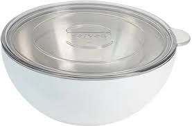 SM INSULATED BOWL WHITE ICING