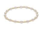 EGIRL CLASSIC SINCERITY 4MM BEAD PEARL BRACELET