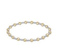 MIX METAL 4MM BEAD BRACELET