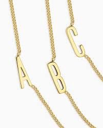 WILDER ALPHABET NECKLACE  A