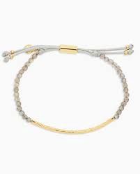 POWER GEMSTONE BRACLET LABRADORITE GOLD BALANCE