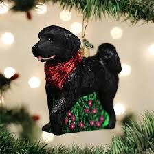 BLACK DOODLE DOG ORNAMENT