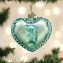 BABY BOY FOOTPRINT ORNAMENT