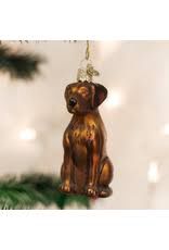 CHOCOLATE LAB ORNAMENT