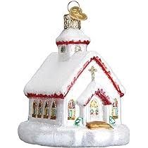 COUNTRY CHURCH ORNAMENT