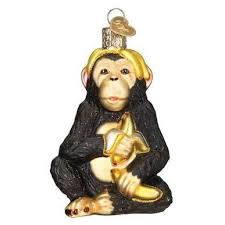 CHIMPANZEE ORNAMENT