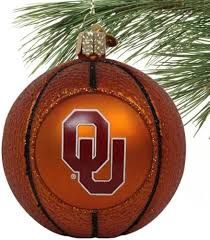 OU BASKETBALL ORNAMNET