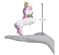 PRANCING UNICORN ORNAMENT