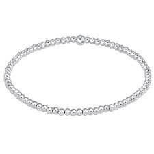 CLASSIC STERLING 3MM BEAD BRACELET