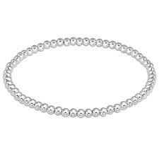 CLASSIC STERLINHG 4 MM BEAD BRACELET