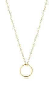 ERIRL 14&quot; HALO CHARM NECKLACE
