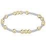 HOPE UNWRITTEN 5MM BEADED MIXED METAL BRACELET