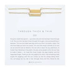 THROUGH THICK THIN NECKLACE