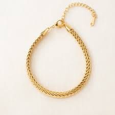 LEX CHAIN GOLD METAL BRACELET