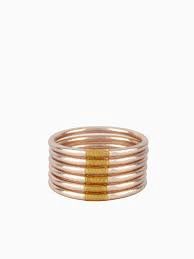 CHAMPAGNE BANGLE SET 6 SMALL