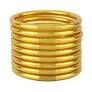 GOLD BANGLE SET 9 SMALL