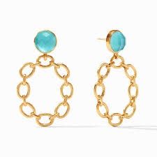 PALERMO STATEMENT EARRING TURQUOISE