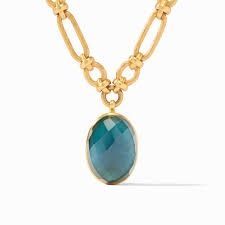 IVY STATEMENT NECKLACE TURQUISE BLUE